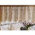 thumbnail image 5 of Cotton and linen crochet kitchen half curtain window curtain hollow coffee curtain door cabinet curtain, 5 of 5
