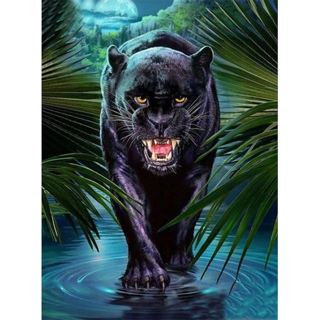 Taladro Pintura Diamante (DE5802) Oso Completo Resina Kit DIY Mosaico para Bead Art 30x40cm Negro FLhrweasw Nuevo