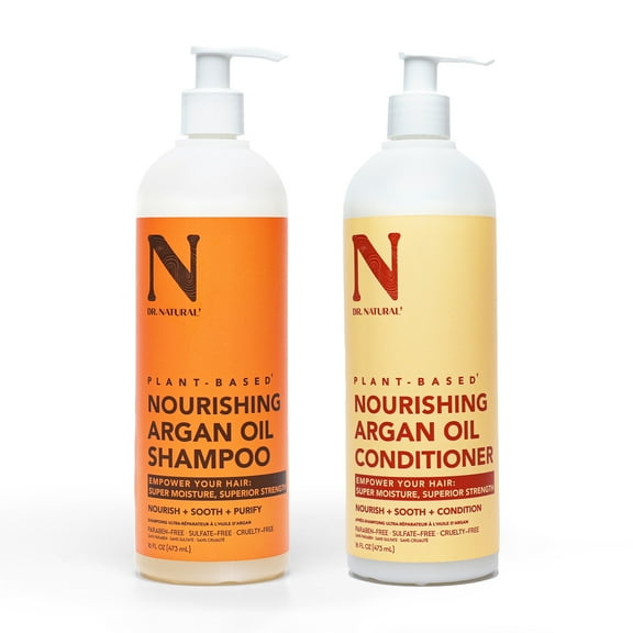 Dr. Natural Nourishing Shampoo and Conditioner Kit, Argan Oil, 2 Pc