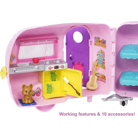 Barbie - Club Chelsea Camper Playset - Pink