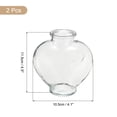 thumbnail image 2 of Uxcell 2 Pcs 12 oz/400ML Frascos de vidrio transparente en forma de corazón con tapa de corcho, cuerda y etiquetas en blanco para decoraciones de Halloween, 2 of 5