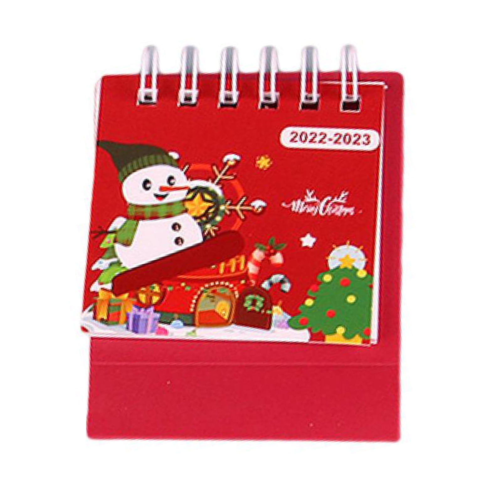 dianhelloya-2pcs-desk-calendar-page-turning-smoothly-double-coil-design