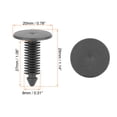 thumbnail image 2 of 30pcs 8mm Hole Dia Plastic Bolt Rivets Fastener Ceiling Lining Trim Panel Clips Black for Car Auto, 2 of 5