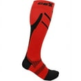 thumbnail image 2 of CSX X200 15-20 mm High Athletic Compression Sock, Black & Red - Extra Small, 2 of 5