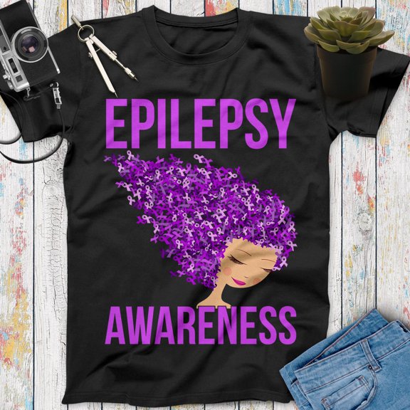 Epilepsy Awareness Shirt, Faith Shirt, Hope Shirt, Motivational Shirt, Awareness Ribbon