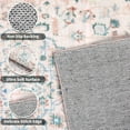 thumbnail image 6 of Shininglove Vintage Floral Area Rugs for Living Room Bedroom, Washable Non-Slip Carpet for Home Office, Low Pile Indoor Soft Non-Shedding Floor Mat, 6 of 8