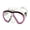 Clear/Fuchsia, variant on Atomic Aquatics Sub-Frame Mask, Black Skirt