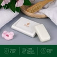 thumbnail image 6 of Royal Craft Wood Bamboo Soap Dish, Soap Dish with Slanted Waterfall Design, Bathroom and Shower Soap Holder, Self Draining Kitchen Soap Tray (1 Piece, White), 6 of 8