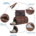 thumbnail image 3 of Bolsa de ropa seyfocnia Carry On Waterproof para hombre, color marrón, 3 of 6