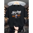 thumbnail image 2 of Camiseta deportiva de manga corta con cuello redondo y estampado de letras y bebidas para hombre, cómoda y versátil, ideal para verano y primavera, estilo atlético, ajuste cómodo, ideal para regalar., 2 of 8