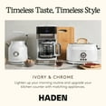 thumbnail image 6 of Haden Quintessential 12 Cup Programmable Digital Coffee Maker, Ivory/Chrome, 6 of 10