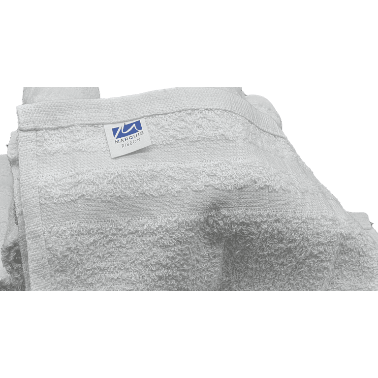 Lavex Standard 12 x 12 Cotton/Poly Wash Cloth .75 lb. - 12/Pack