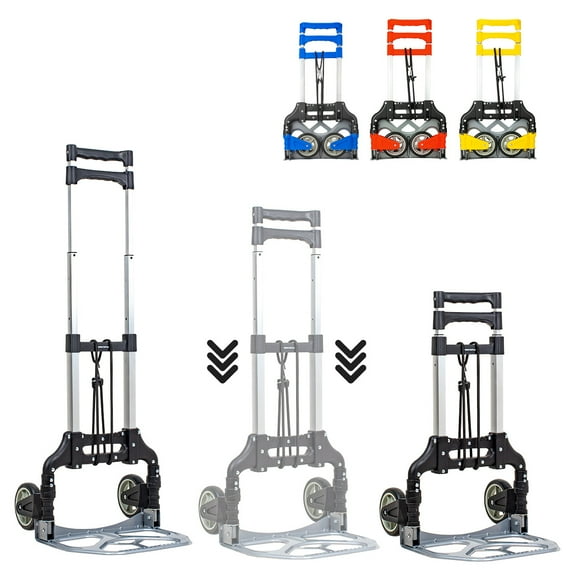 Diablito Portátil De Carga Carrito Plegable Acero 100kg