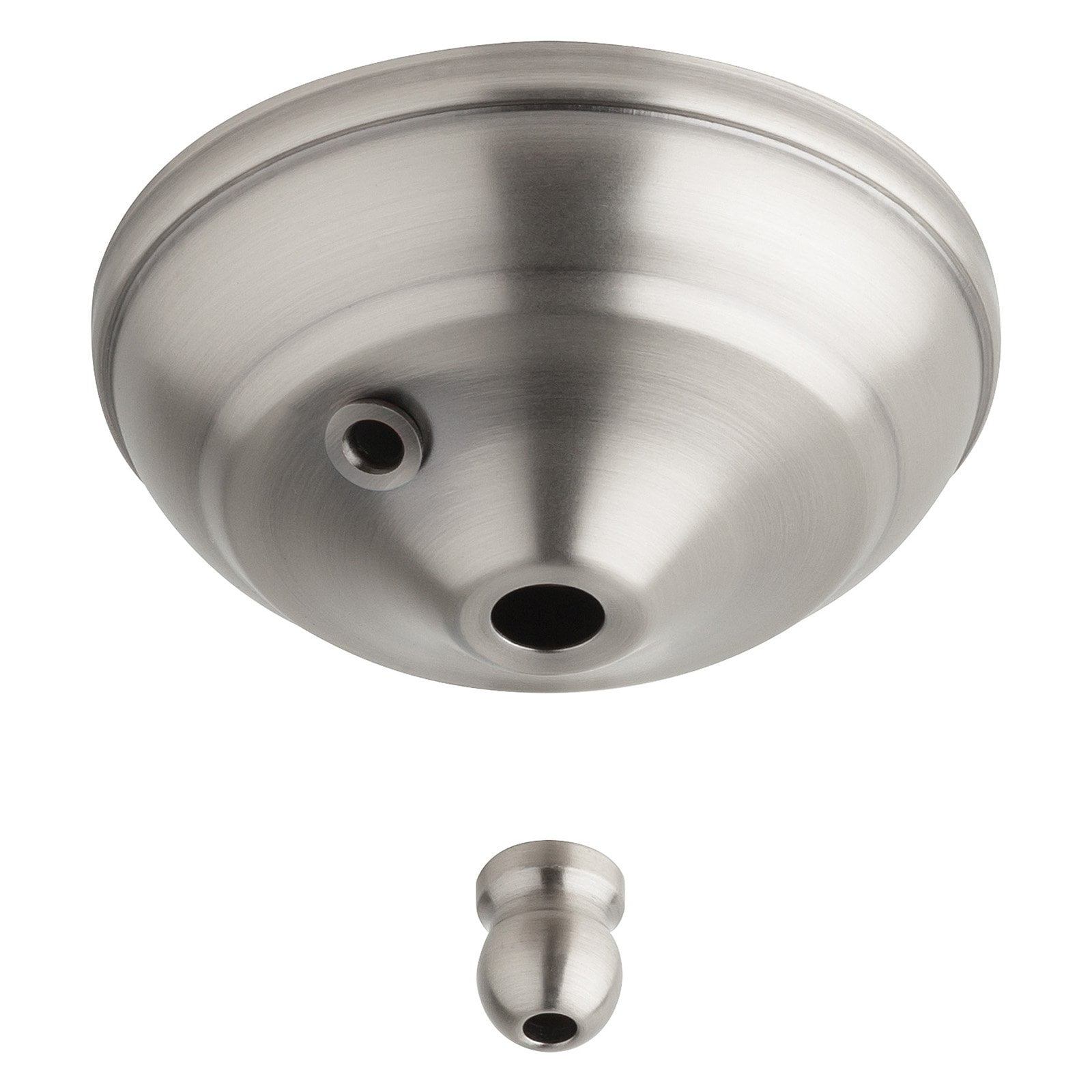 Brushed Steel Lumtopia--DROPSHIP Monte Carlo MC83BS Ceiling Fan Pull Chain Type Bowl Cap Kit