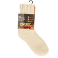 thumbnail image 3 of Heat Logic Women's 2-Pack Winter Thermal Socks, Soft and Insulated with Brushed Lining (Camel/Camel Marled), 3 of 7