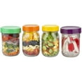 thumbnail image 5 of 32 Pack Plastic Mason Jar Lids - Colored Mason Jar Caps 100% Compatible for Ball Kerr Wide Mason Jars (Wide Mouth), 5 of 5