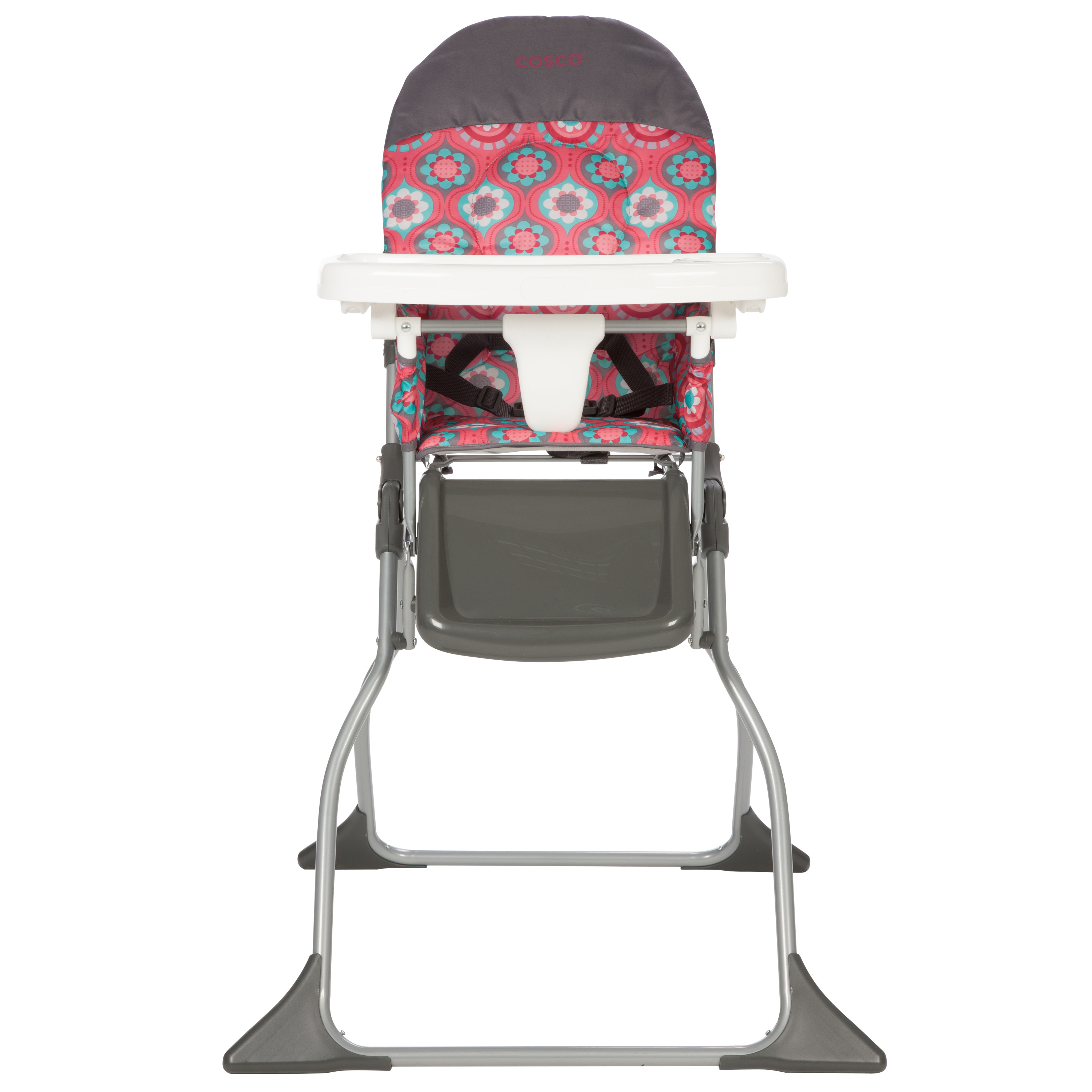 Cosco Simple Fold™ Full Size High Chair, Posey Pop