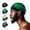 Green, Black, Navy, Silver, variant on 4Pcs Wave Cap, Silk Stocking Wave Caps for 360 Waves, Silky Durag for Men, Stain Caps (4*Black)
