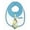 Blue and Yellow, variant on Pavilion Gift Company - Robin's Egg - Baby Bib (One Size)