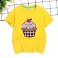 thumbnail image 3 of Gerichy Girls Short Sleeve T Shirts Girls Crew Neck Graphic Print Summer Short T-Shirts for Girls Valentine's Day Shirt T-shirt with Half Sleeves, 3 of 5
