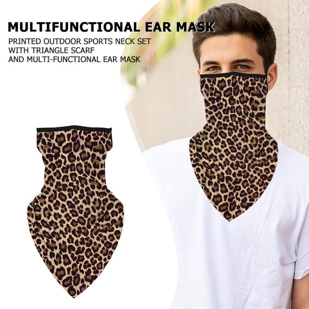 Hombres Deportes Triángulo Bufanda Máscara Transpirable Bandana Ciclismo Cuello Bufanda (1) Ehuebsd Para estrenar