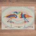 thumbnail image 6 of Ambesonne Flamingo Jigsaw Puzzle Durable Cardboard, Valentines Funky Birds, 1000 pcs, Multicolor, 6 of 6