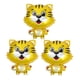 thumbnail image 1 of KAKOWELY 3 globos de tigre de dibujos animados para niños, juguetes con temática de animales, decoraciones para fiestas de cumpleaños., 1 of 5
