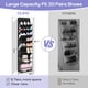 thumbnail image 3 of Organizador de zapatos MISSLO Over the Door, 20 pares, negro, 3 of 7