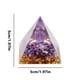 thumbnail image 3 of Ganfancp Estilos Pirámides Cristal Piedra Triturada Pirámides Home Crafts Resina Adornos Bar Decoración 5Cm Ofertas Flash Liquidación 1X Torre de Energía de Cristal, 3 of 6