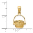thumbnail image 3 of 14k Yellow Gold 3-D Nantucket Basket Pendant, 3 of 6