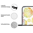 thumbnail image 6 of YFYANG Oven Mitts and Pot Holders Sets 4 Pieces, Non-Slip Heat Resistant Abstract Line Graffiti Kitchen Glove Pot Mat for Cooking and Baking, 6 of 8