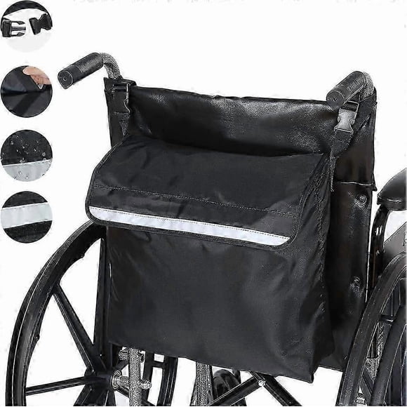 Perfect Bag Waterproof Oxford Cloth Wheelchair Storage Bag for Wheelchair with Reflective Strips for