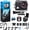 Black Camera with 64G Card, variant on AKASO EK7000 Pro Action Camera 4K30fps Waterproof Camera with Touch Screen Underwater Camera EIS 131FT 170° Wide Angle Remote WiFi 5X Zoom