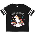 thumbnail image 3 of Inktastic Believe in Unicorns Girls Toddler T-Shirt, 3 of 5