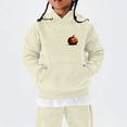 thumbnail image 2 of XXWXYD Girls Pullover Hoodie Sweatshirt Halloween Graphic Print Cute Long Sleeve Oversized Crewneck Fleece Soft For Toddler Kids 5-14Years Old Party Costum𝖾 Outfit, 2 of 5