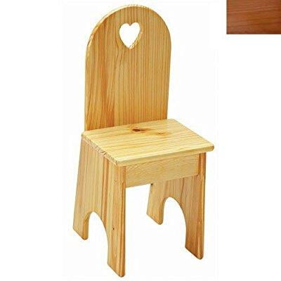 Colorado Heart - Little Colorado 022HOHT Solid Back Heart Kids Chair in Honey Oak