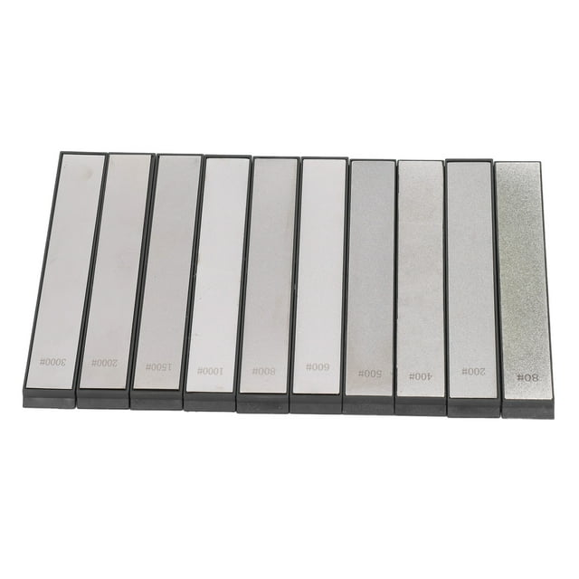 Whetstone Set,10PCS Bar Type Sharpening Knife Sharpening Stone Whetstone Sharpening Kit Superior Craftsmanship
