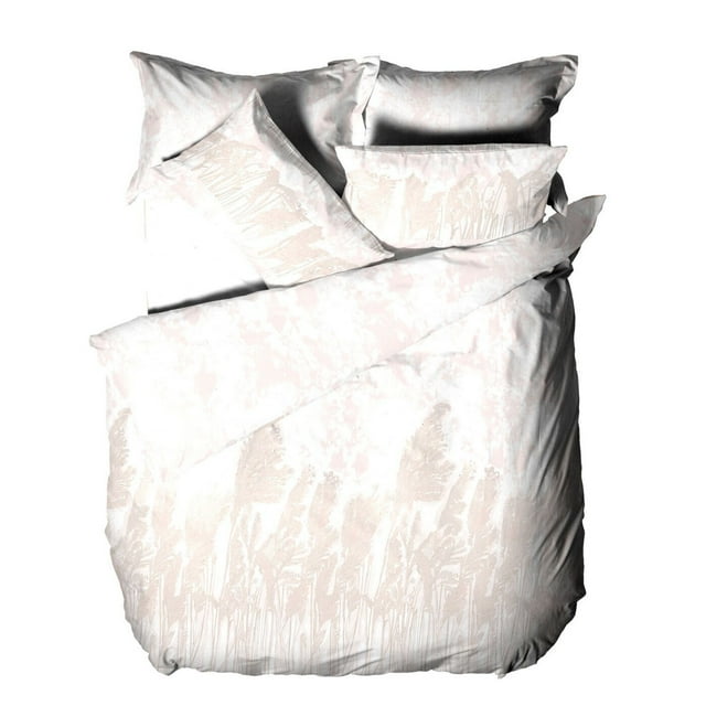 The Linen Yard Pampas Cotton Washed Duvet Cover Set