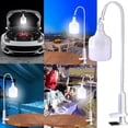 thumbnail image 1 of Aodebiao Lanterne de Camping Rechargeable USB avec Support, Lampe de Travail LED Portable à 5 Vitesses à Intensité Réglable pour Garage, Marché Nocturne, Patio, Éclairage Doux à 360°, Puce Intelligente, Pince de Suspension Incluse, 1 of 8
