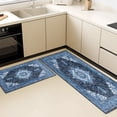thumbnail image 5 of Kitchen Rugs Sets of 3 Non Slip Washable Kitchen Mats for Floor, Waterproof Kitchen Runner Rug, Floor Mat Carpet for Entryway, Laundry, Sink, Hallway, Bathroom, 5 of 12