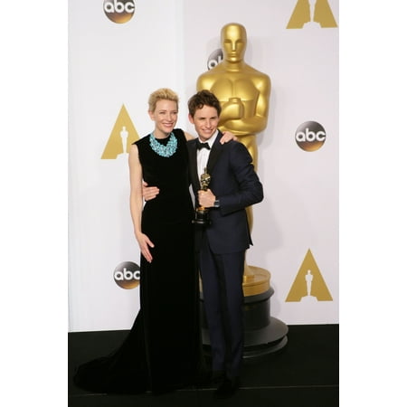 Cate Blanchett Eddie Redmayne In The Press Room For The 87Th Academy Awards Oscars 2015 - Press Room 3 The Dolby Theatre At Hollywood And Highland Center Los Angeles Ca February 22 2015 Photo By (Cate Blanchett Best Actress 2019)