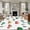 White, variant on Rectangle Area Rugs 2 x 3 Ft, Teal Cartoon Truck Non-Slip Residential Carpet, Funny Cute Colorful Car Tree Polka Dot Indoor Crawling Mats Runner Rugs for Living Room/Dining Room/Bedroom