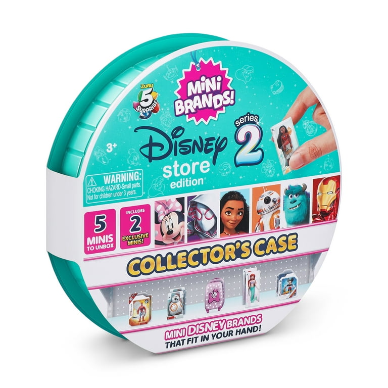 Disney mini brand collector case and 2 disney mini brand series 2 ball