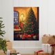 thumbnail image 5 of Rompecabezas de Madera Tridimensional Ganfancp Animales Irregulares para Adolescentes Árbol de Navidad 1X Dibujo Coloreado, 5 of 6