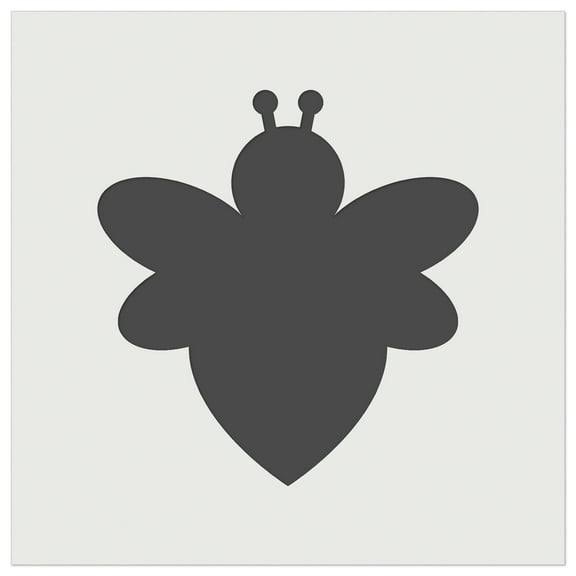 Cute Bumble Bee Solid DIY Cookie Wall Craft Stencil - 5.5 Inch