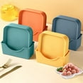 thumbnail image 3 of 6-inch Spit Bone Dish Set - Reusable  Easy to Clean Fruit Plate with Storage Base  Ideal for Daily Use, 3 of 8