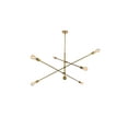 thumbnail image 2 of Living District Axel 6 Lights Brass Pendant, 2 of 3