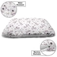 thumbnail image 3 of Anemone Flower Pet Bed, Shabby Form Spring Pattern Blossoming Bridal Bouquets Romantic, Resistant Pad for Dogs and Cats Cushion with Removable Cover, 24" x 39", Pale Pink Purple Lilac, by Ambesonne, 3 of 4