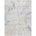 thumbnail image 2 of Pasargad Home Starburst Collection Power-Loomed White/Grey Area Rug- 3' x 5', For Indoor Space and all Age of Group, 2 of 4