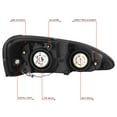 thumbnail image 3 of DNA Motoring For 04-08 Pontiac Grand Prix LED DRL Chrome Clear  Corner Headlight Lamps Pair, 3 of 8